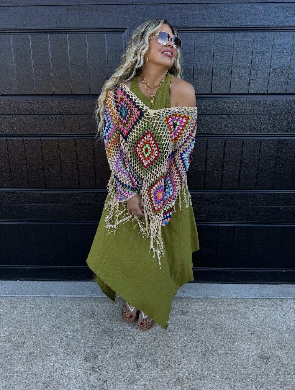 Boho Crochet Knit Top|916