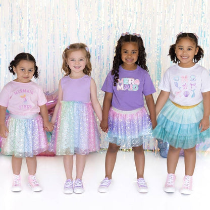 Mermaid Vibes Short Sleeve T-Shirt - Kids Boutique Clothing