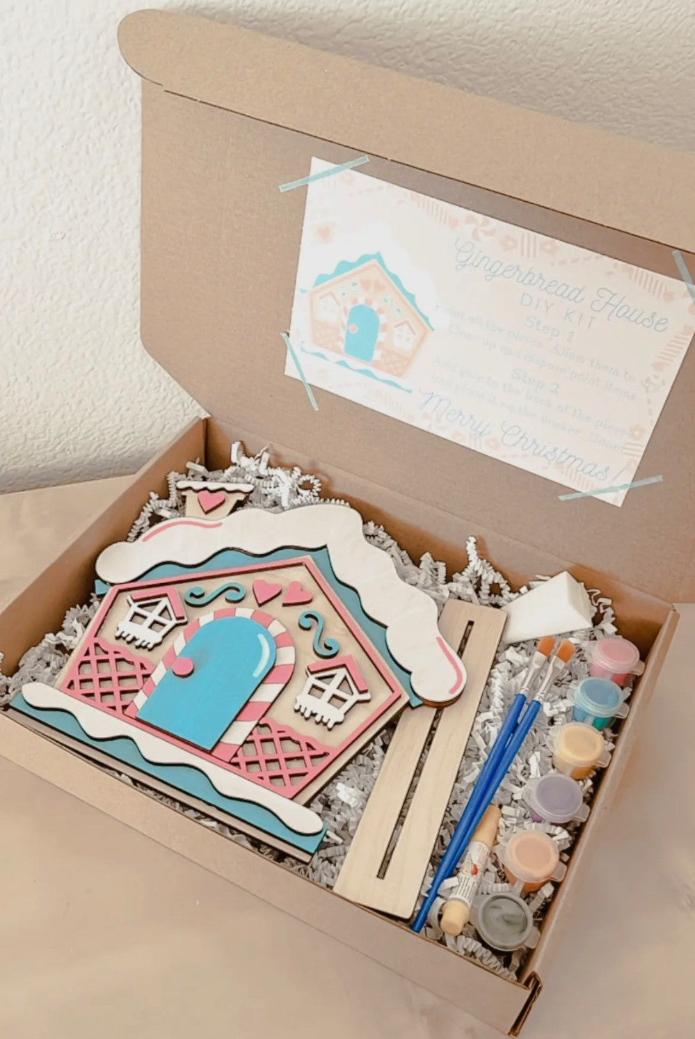 DIY Christmas kids gingerbread house|3327