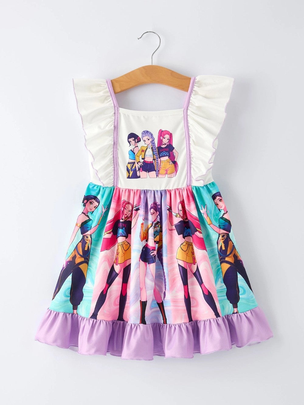 Huntrix Girls Ruffle Dress|6178