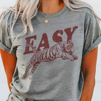 Retro Easy Tiger Vintage Graphic Tee|1887