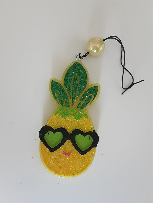 CAR FRESHIE-PINEAPPLE GRN GLASSES|1387