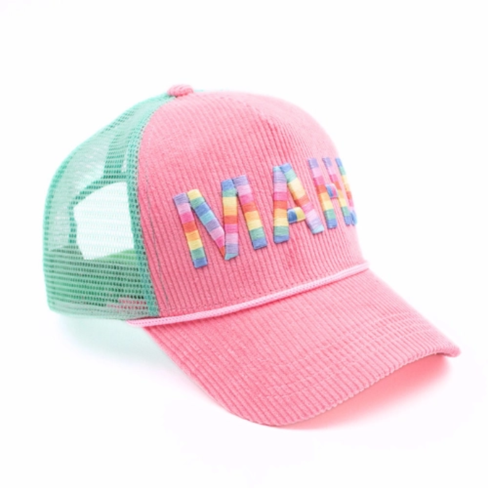 Mahjong Hat | Corduroy Trucker | Mahj|7539