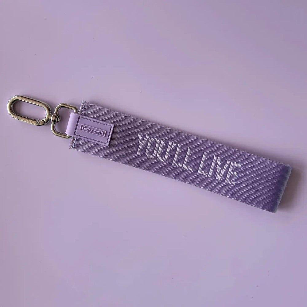 You'll Live Wristlet Keychain|5895