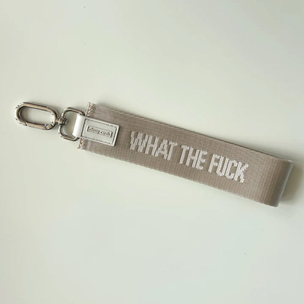 What The Fuck Wristlet Keychain|5894