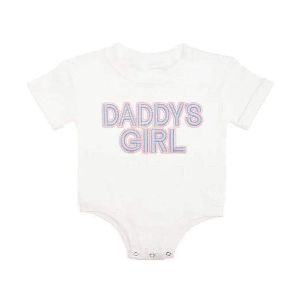 Daddy's Girl Patched Onesie|8606