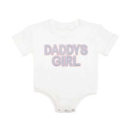 Daddy's Girl Patched Onesie|8606