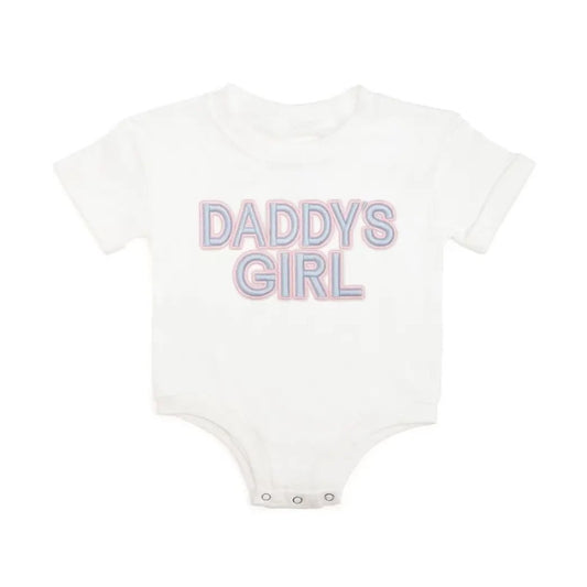 Daddy's Girl Patched Onesie|8606