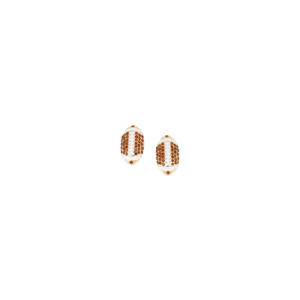 Football Post Earrings|1274