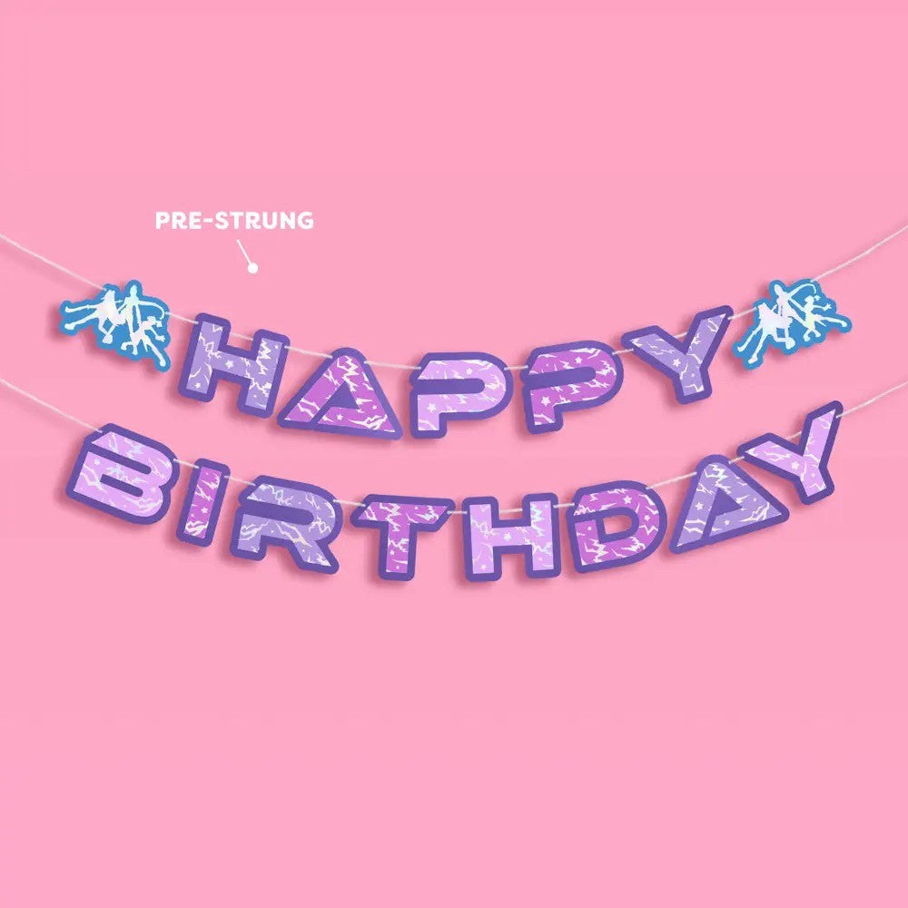 Pop Star Birthday Banner|7759