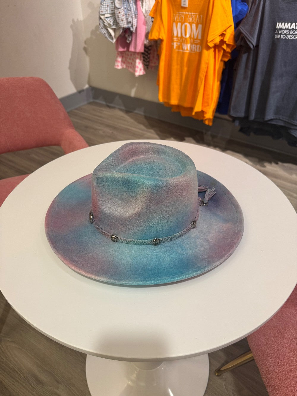 Hand tie-dyed hat|1999