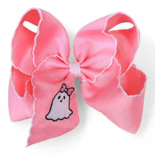 Embroidered Ghost with Moon Stitch|9105