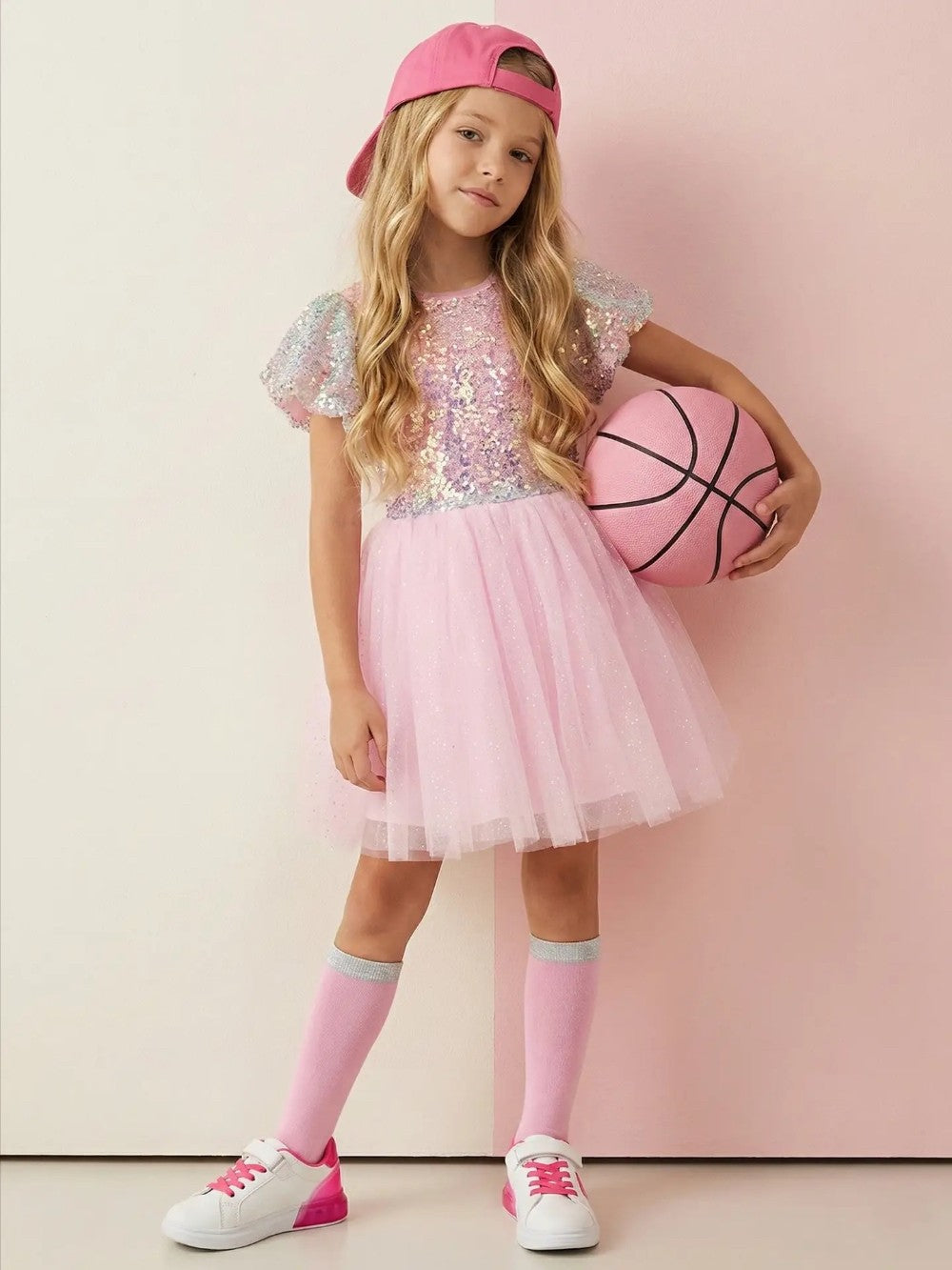 Party Girl Sequin Tulle Dress|8568
