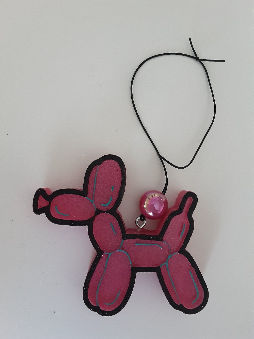 CAR FRESHIE-BALLOON DOG PINK|1396