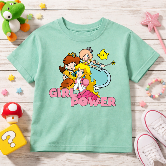 Girl Power Princess Tee – Youth Graphic Shirt|7509