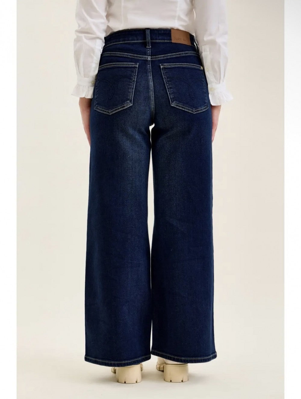 Judy Blue Hw Petite "Lux" Retro Wide Dk Twilight Blue|8965