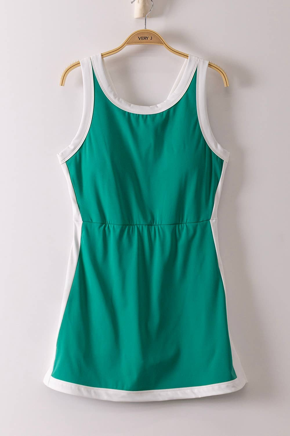 Green Activewear Mini Dress|7588