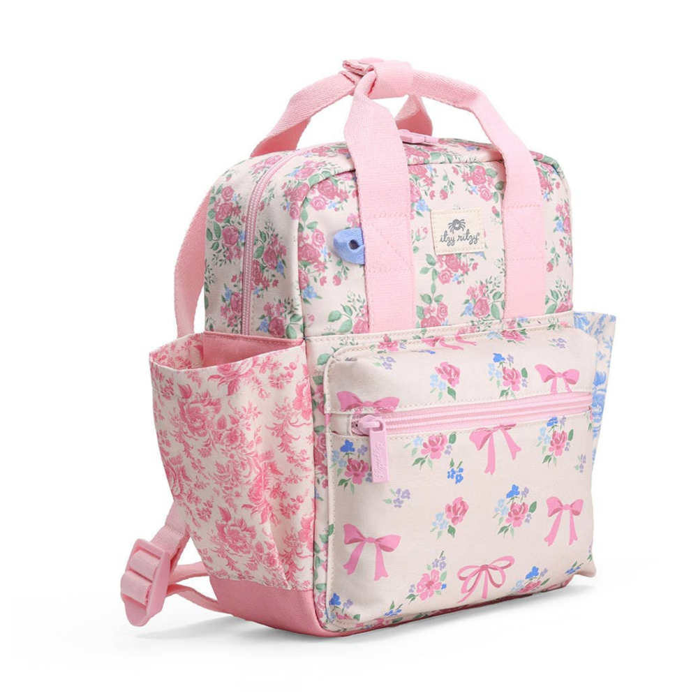 Itzy Bitzy Backpack: Ribbons + Roses|2032