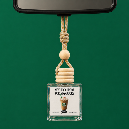 Not Too Broke For Starbucks Car Fragrance