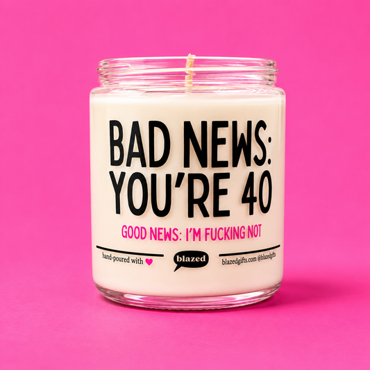 Bad News: You're 40 Candle