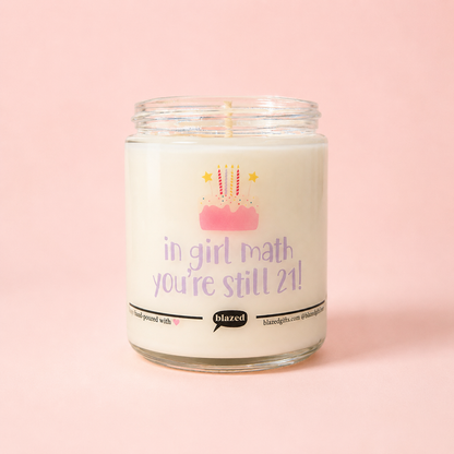 In Girl Math - Birthday Candle