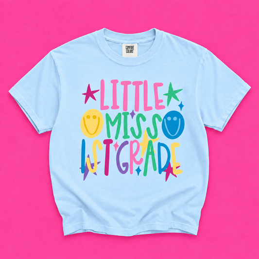 Little Miss 1st Grade Tee