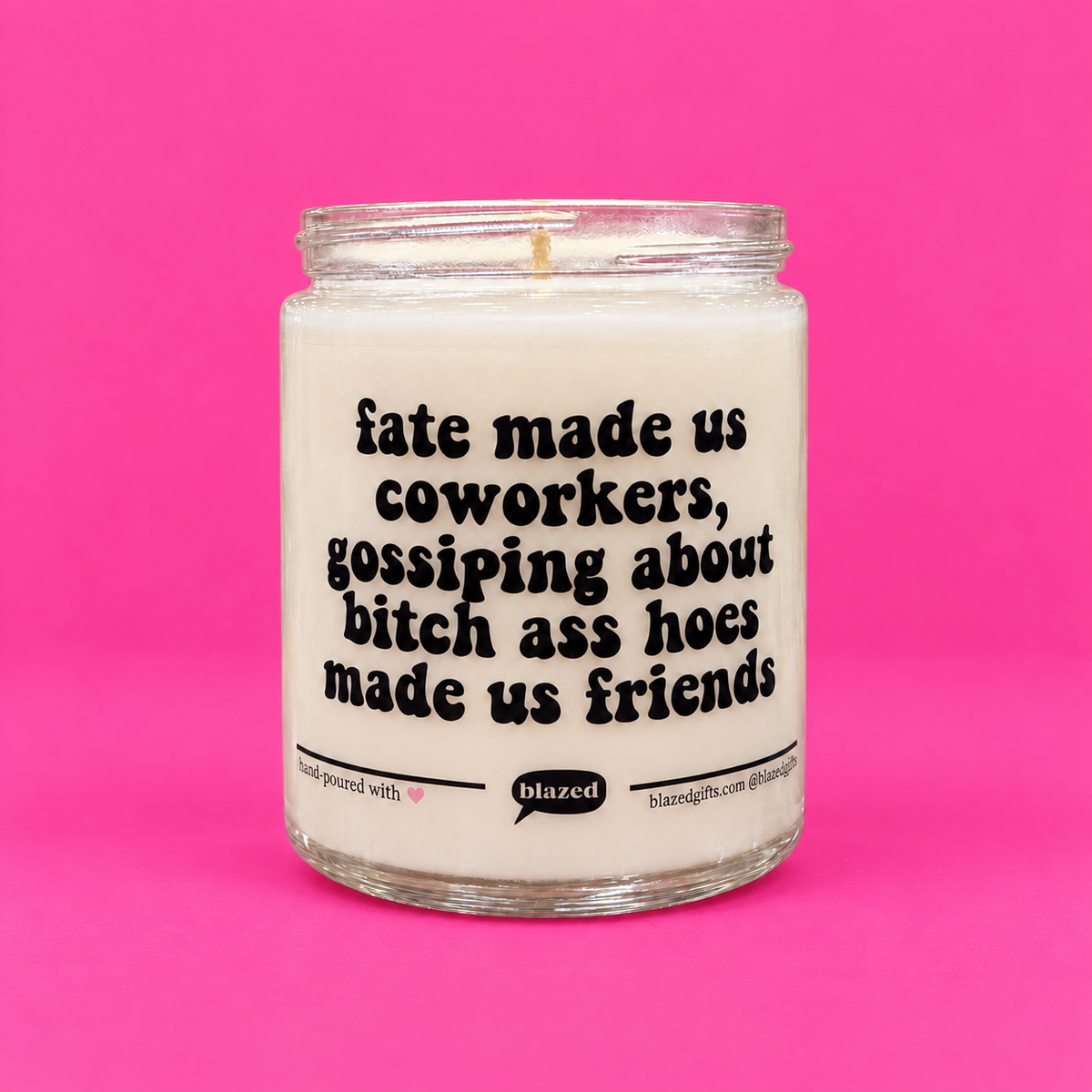 Fate Made Us Coworkers Candle