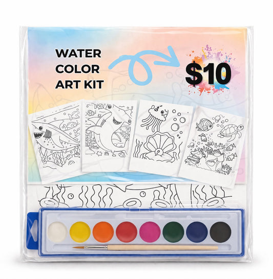 Watercolor kit- kids ocean