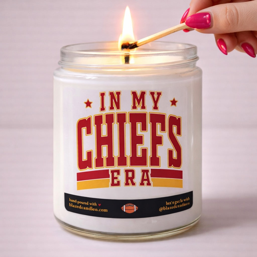 In My Chiefs Era Candle