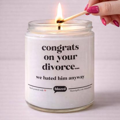 Congrats on Your Divorce ... Candle