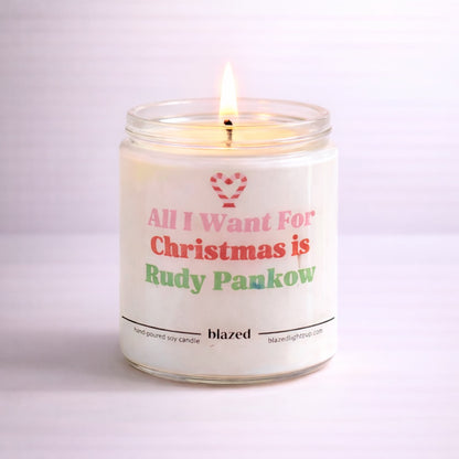 All I Want For Christmas Is Rudy Pankow Candle