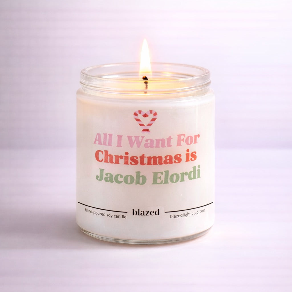 All I Want For Christmas is Jacob Elordi Candle