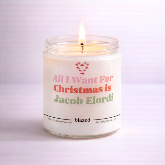 All I Want For Christmas is Jacob Elordi Candle