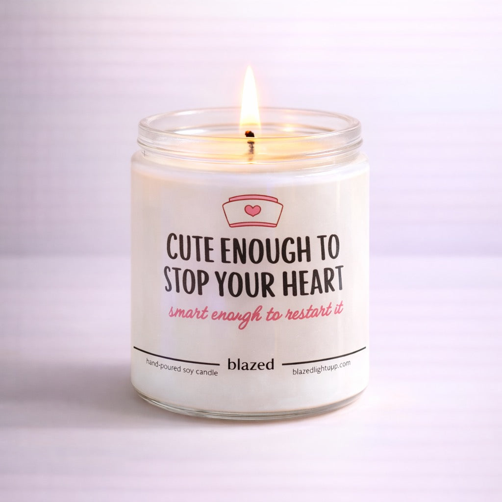 Cute Enough to Stop Your Heart Candle