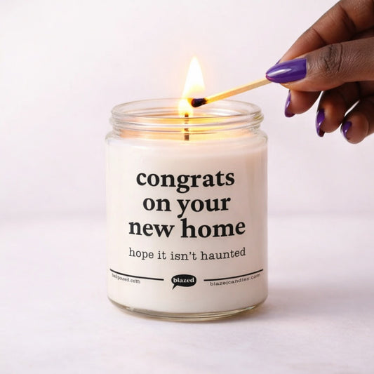 Congrats On Your New Home... Candle