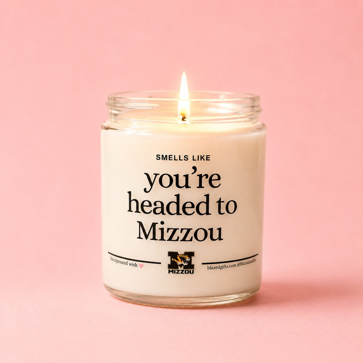 Smells Like You're Headed To Mizzou Candle