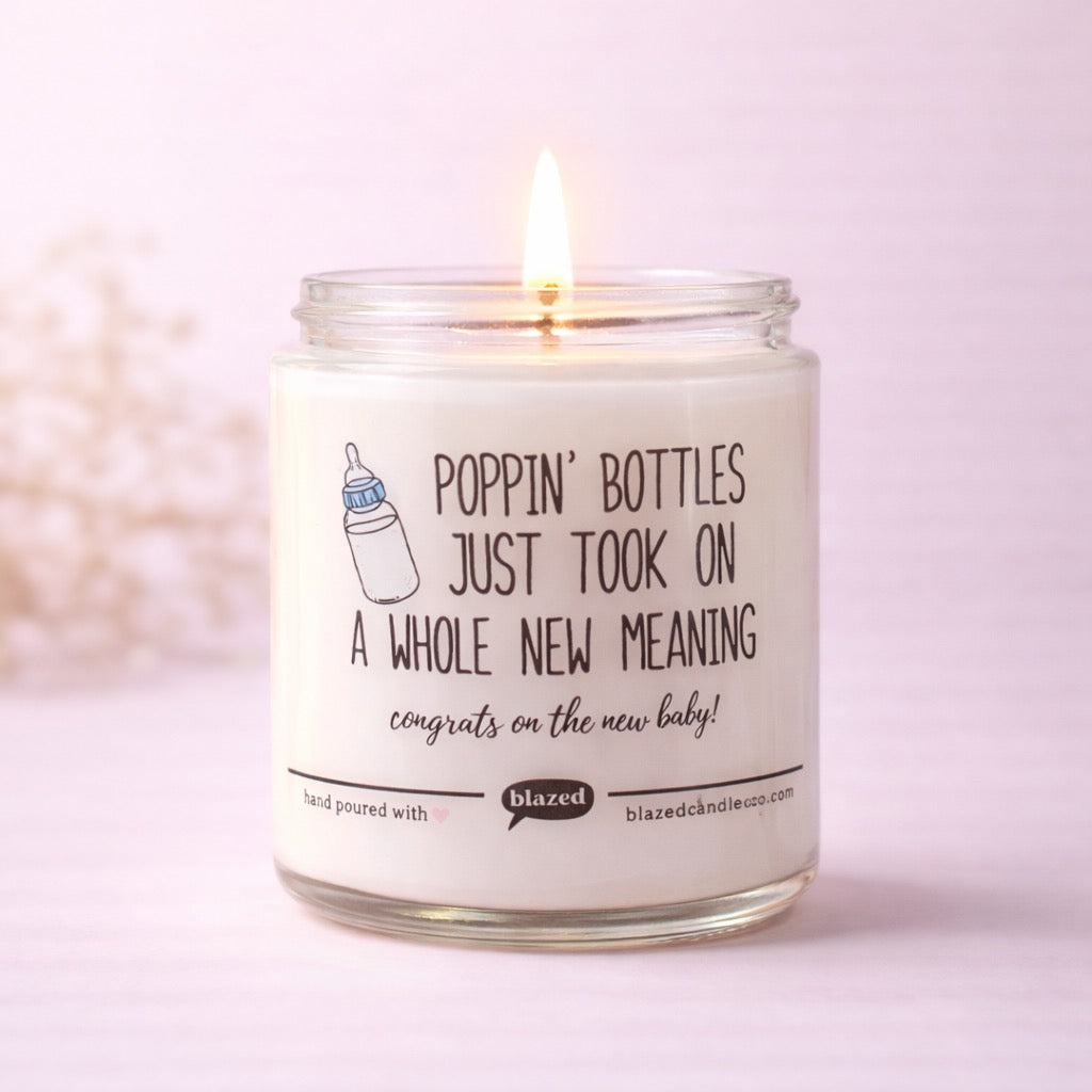 Poppin' Bottles Just Took on a Whole New Meaning Candle
