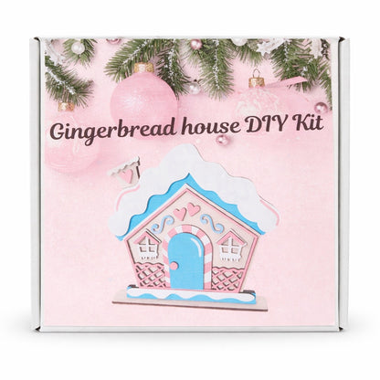 DIY Christmas kids gingerbread house