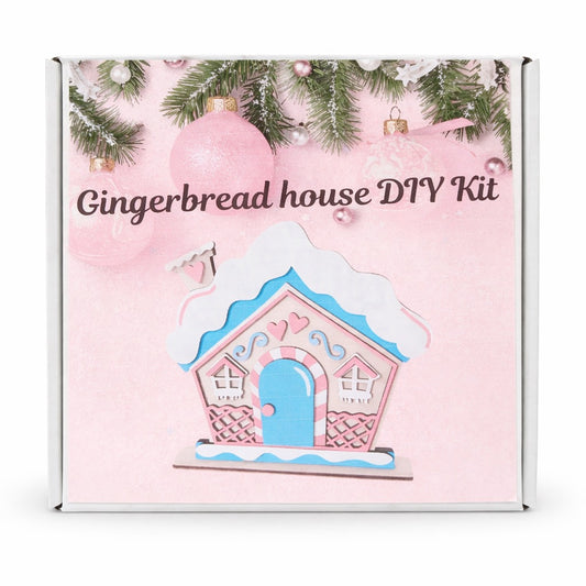 DIY Christmas kids gingerbread house