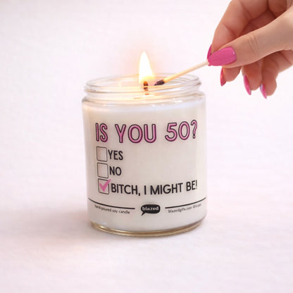 Is You 50? Candle