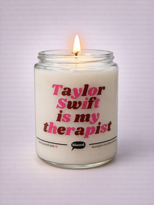 Taylor Swift Is My Therapy Candle