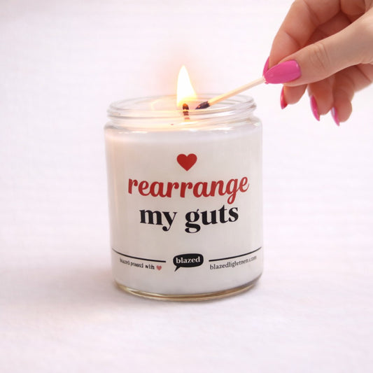 Rearrange My Guts Candle