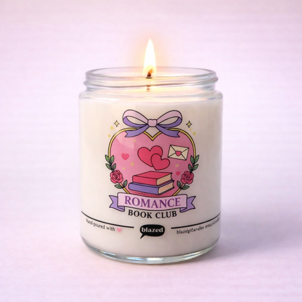 Romance Book Club Candle