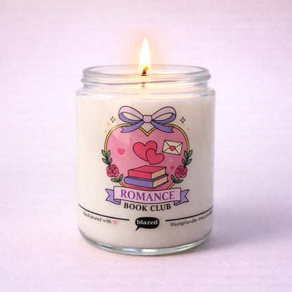 Romance Book Club Candle