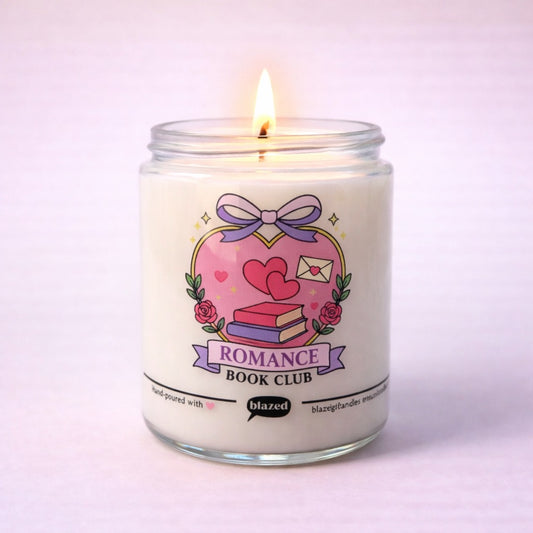 Romance Book Club Candle