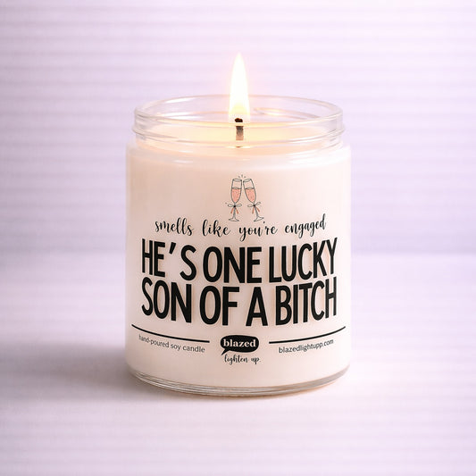 One Lucky Son of a Bitch Candle