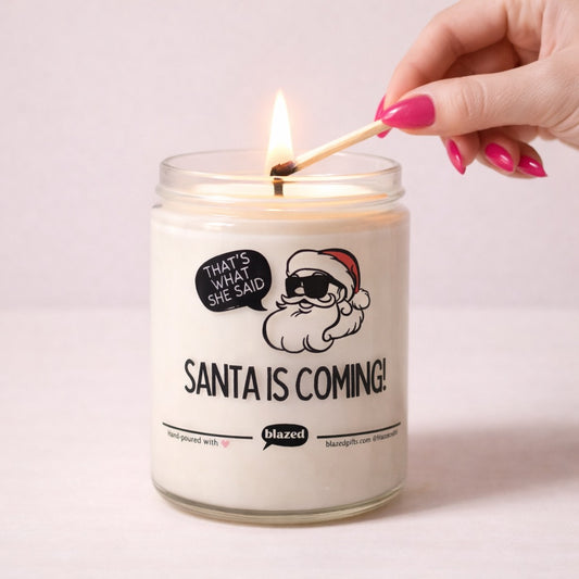 Santa is Coming .. Candle