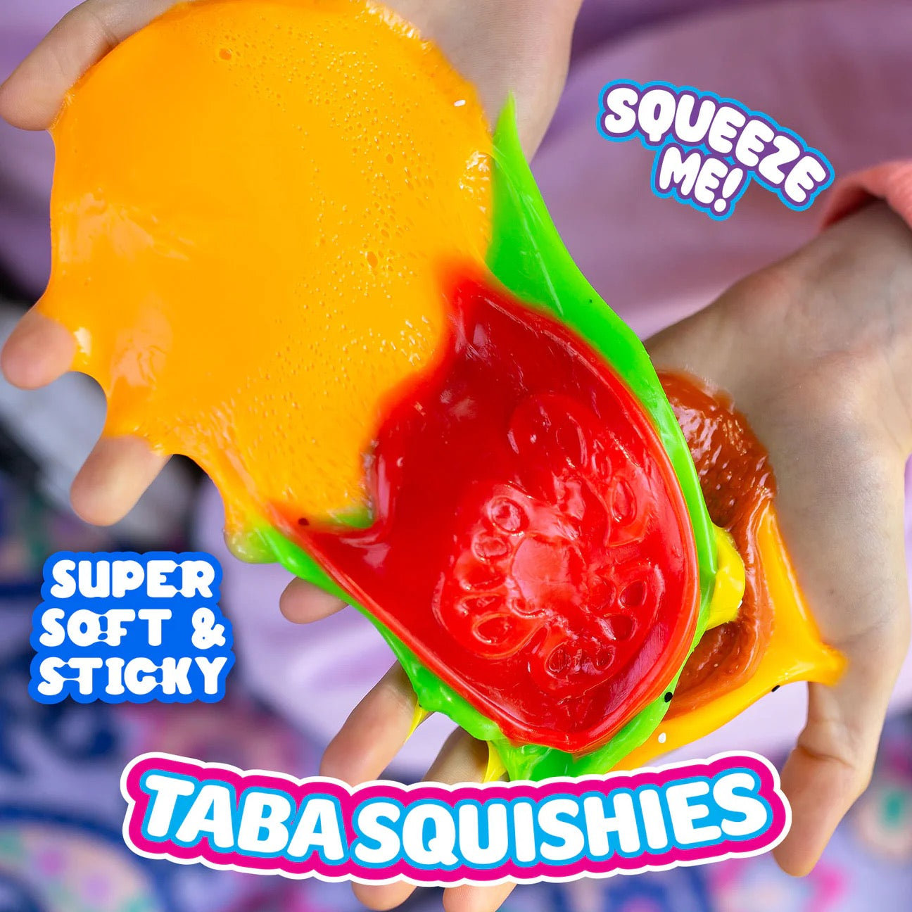 MushMeez TABA Squishies Burger Jumbo