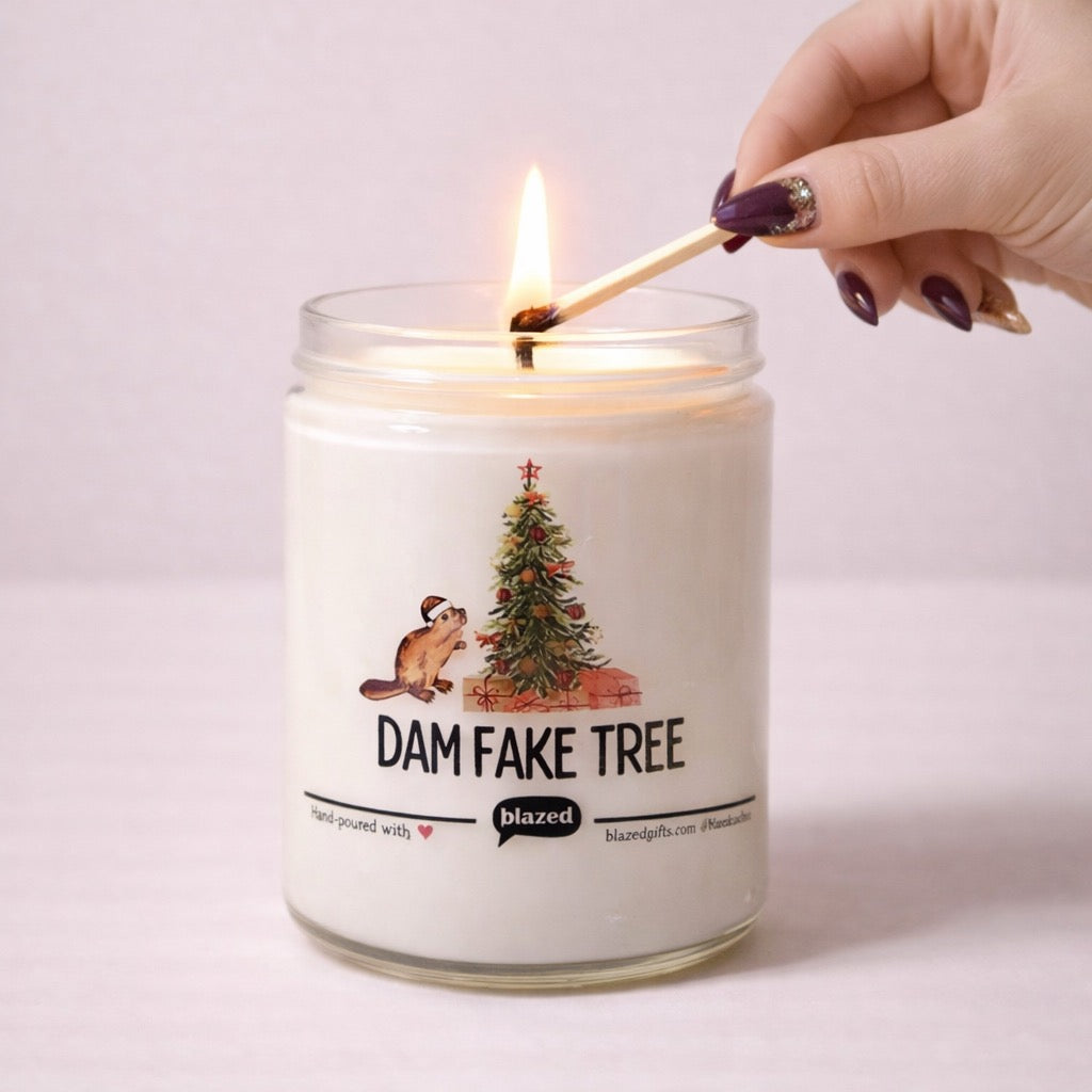 Dam Fake Tree Candle