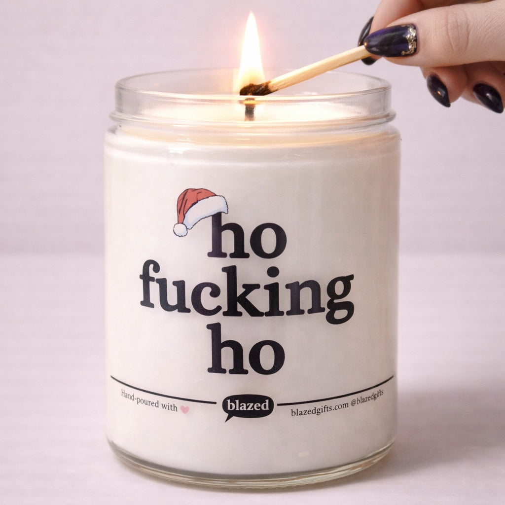Ho Fucking Ho Candle